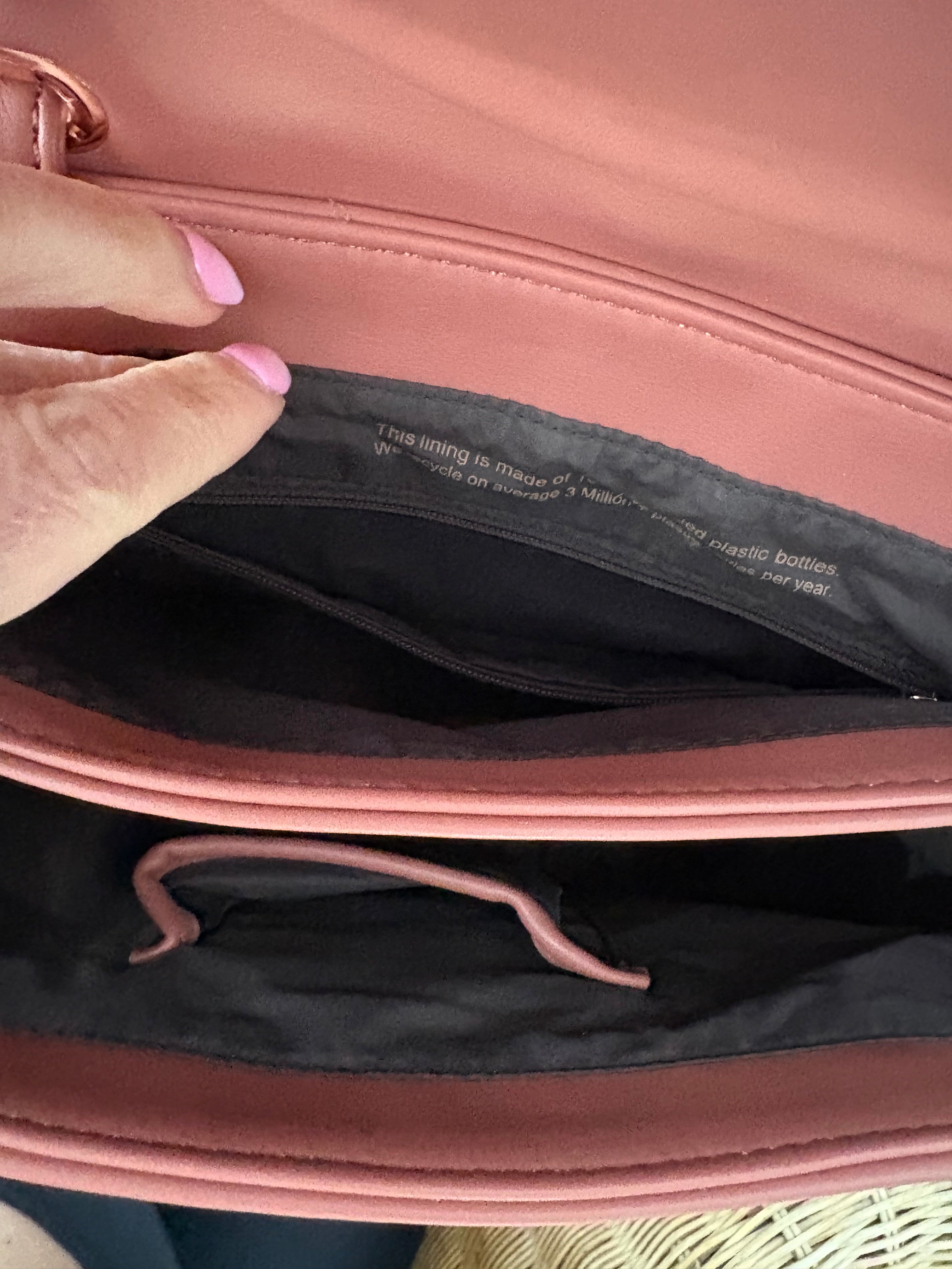 Sac saumon cuir végétalien Matte and Nat