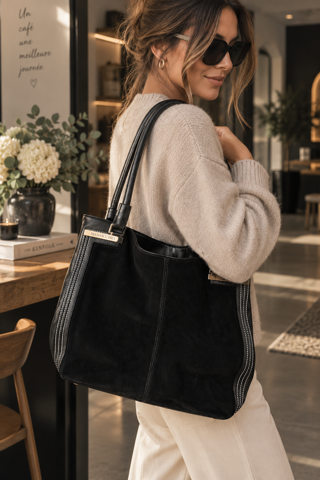 Sac suède Monocchio