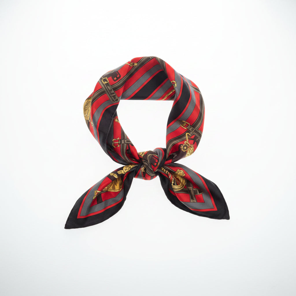 Foulard neuf en soie de murier