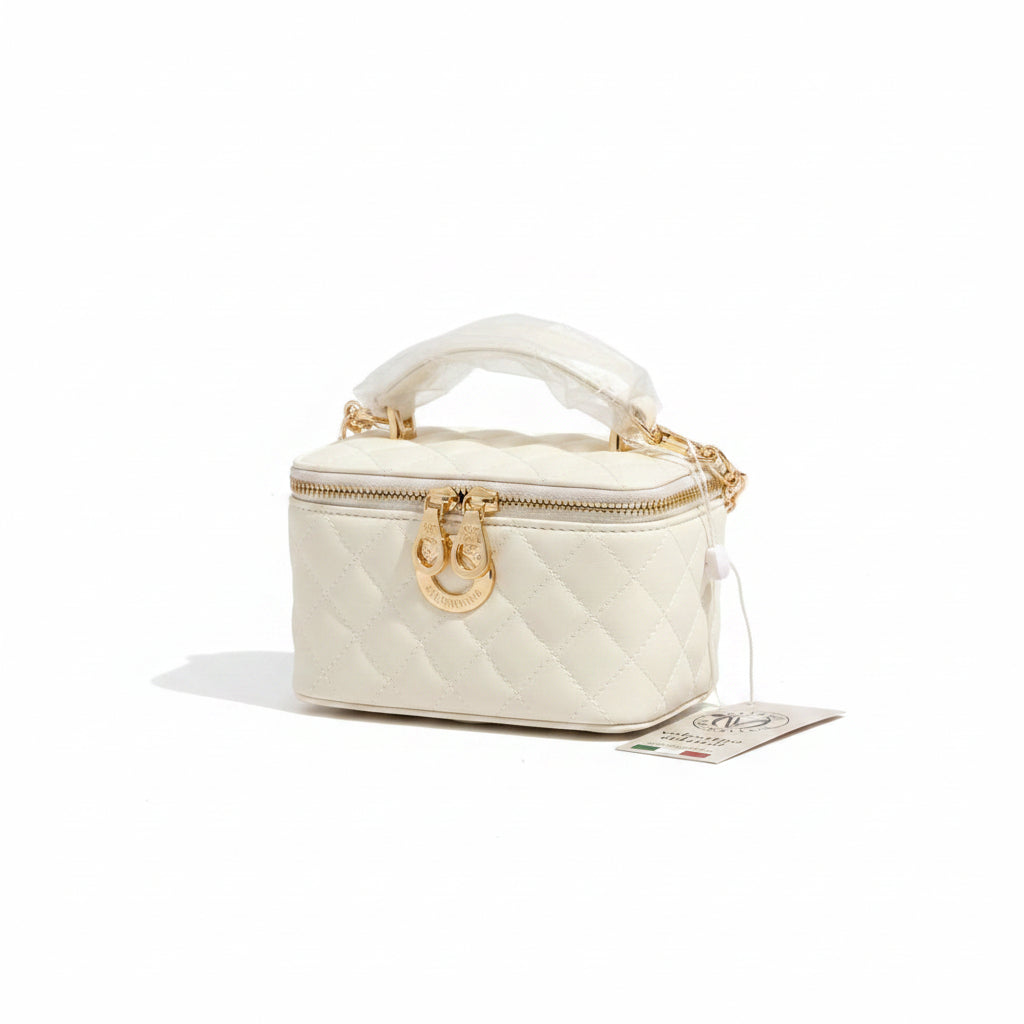 Sac à main Valentino Orlandi Vanity Box, blanc/crème