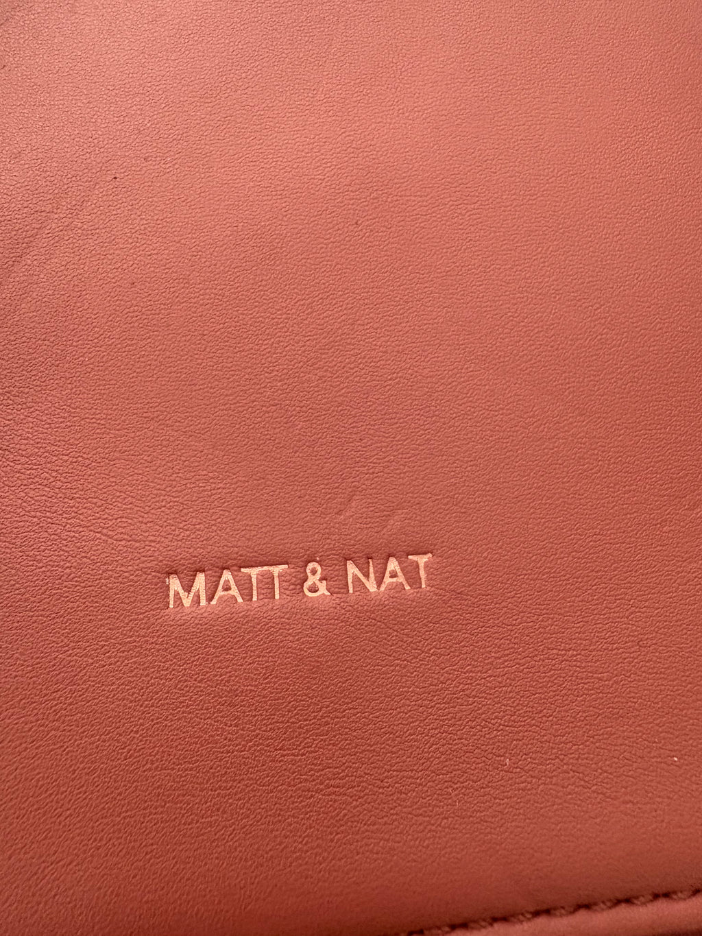 Sac saumon cuir végétalien Matte and Nat