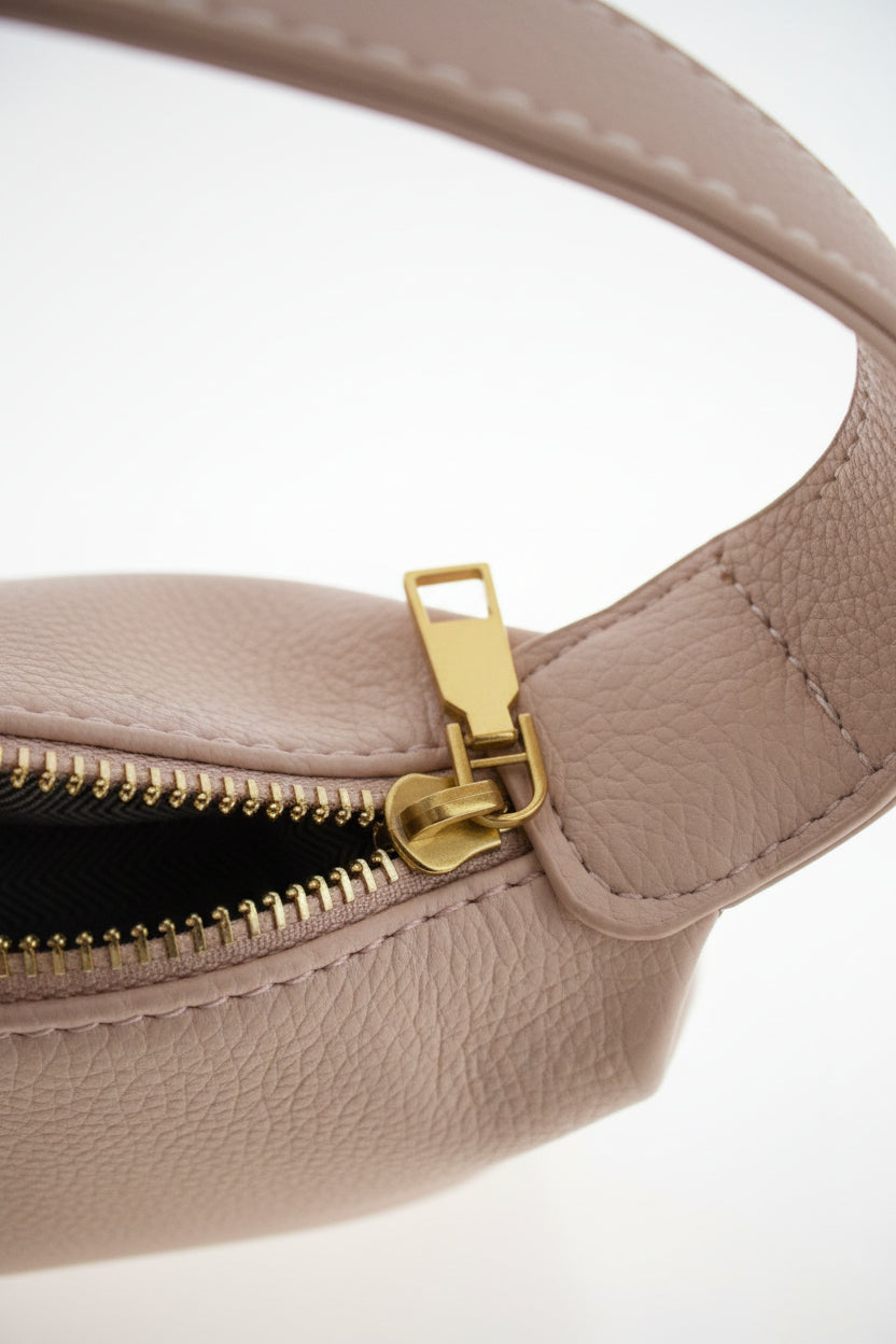 Sac avec bandoulière ajustable doux rose