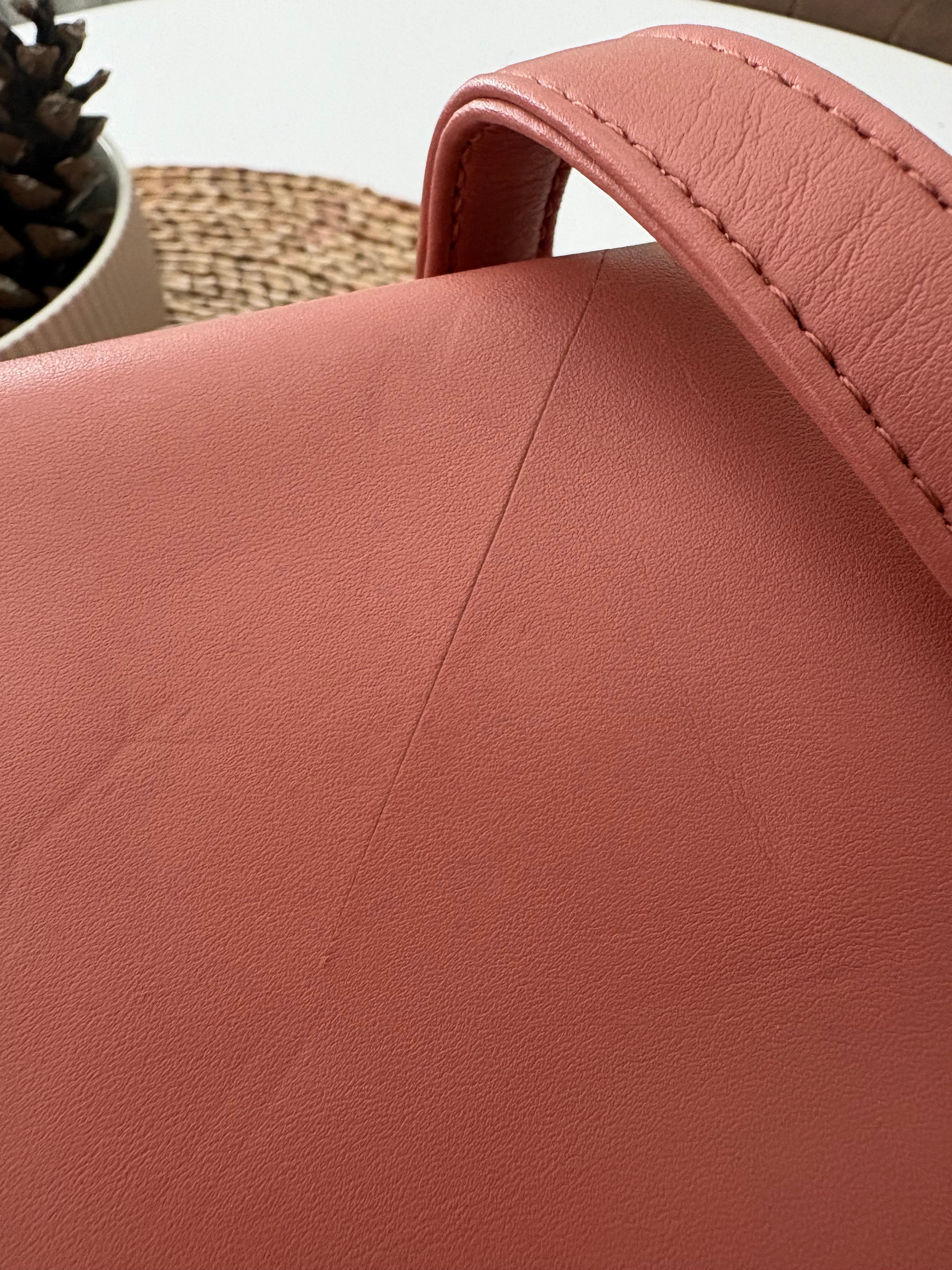 Sac saumon cuir végétalien Matte and Nat