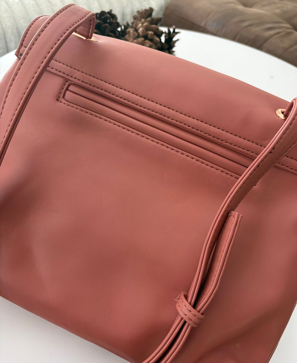 Sac saumon cuir végétalien Matte and Nat