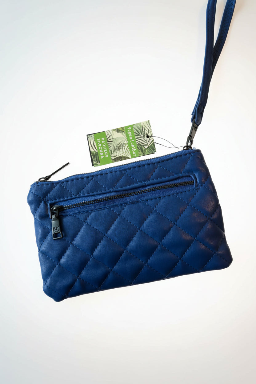 pochette/portefeuille Badgley Mischka bleu (neuf)