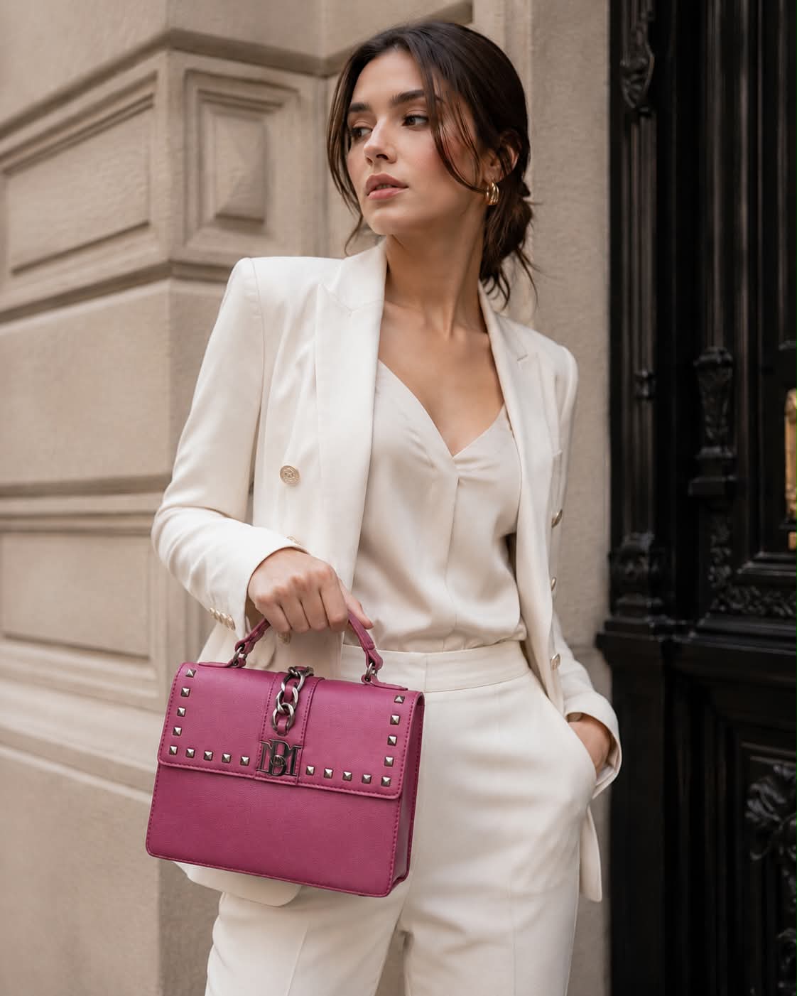 Sac Badgley Mischka bourgogne