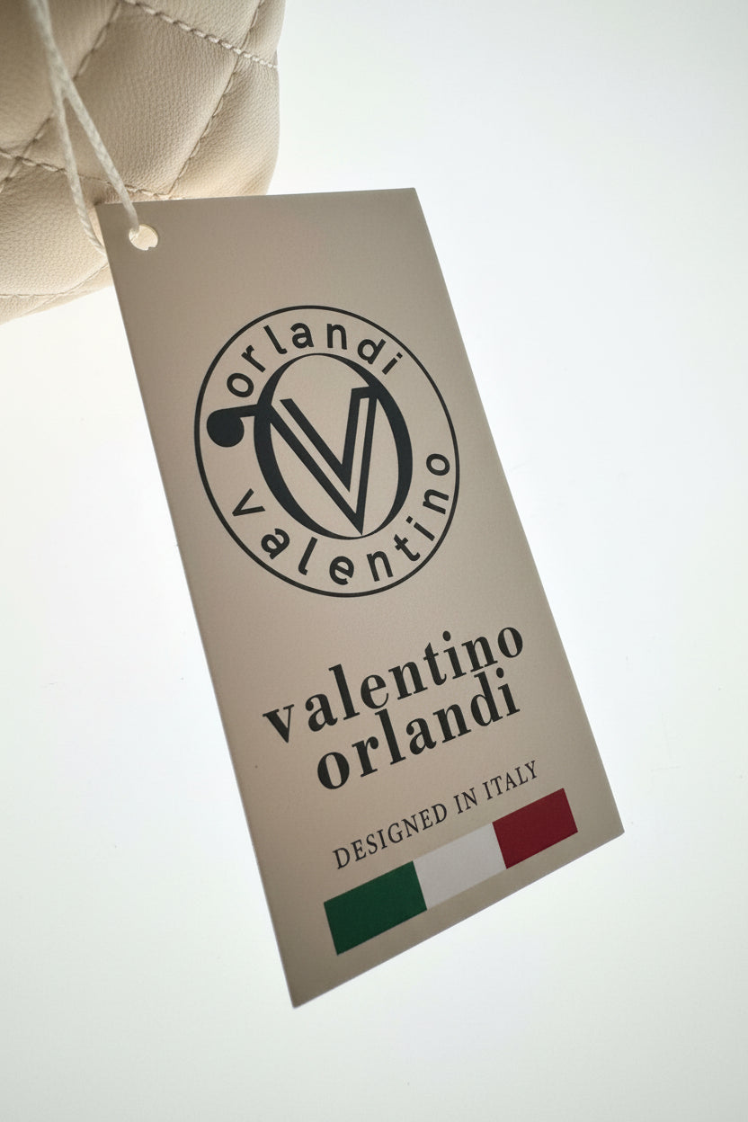 Sac à main Valentino Orlandi Vanity Box, blanc/crème