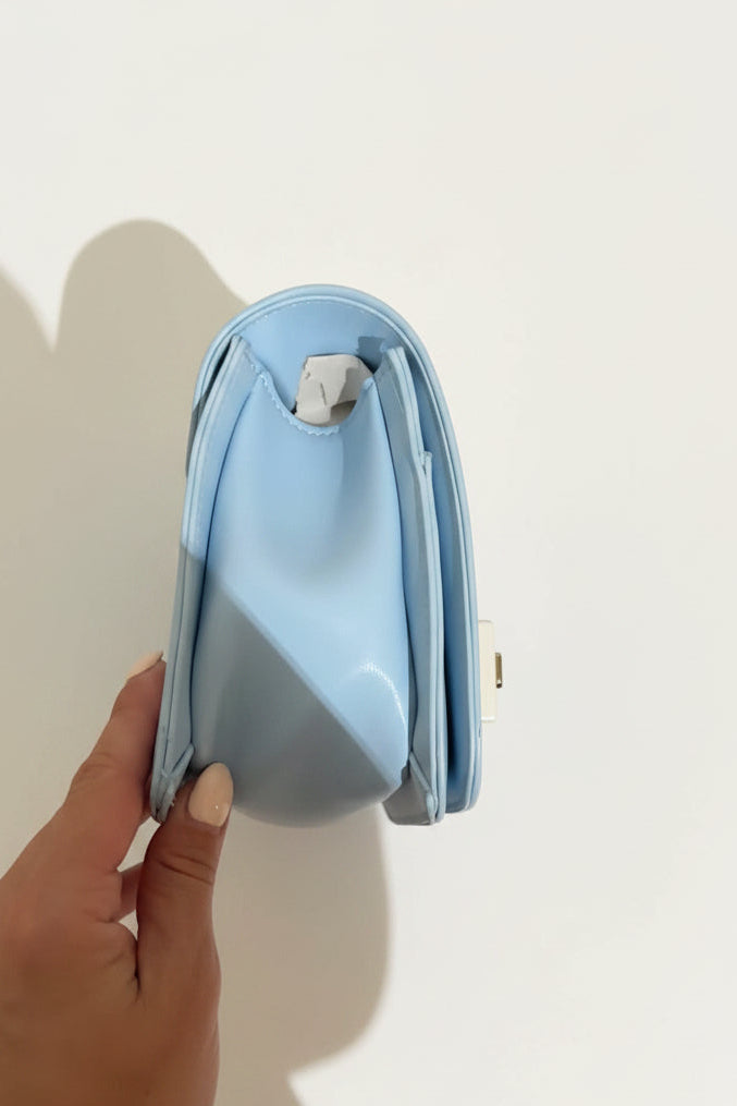 Sac Valentino Orlandi bleu poudre