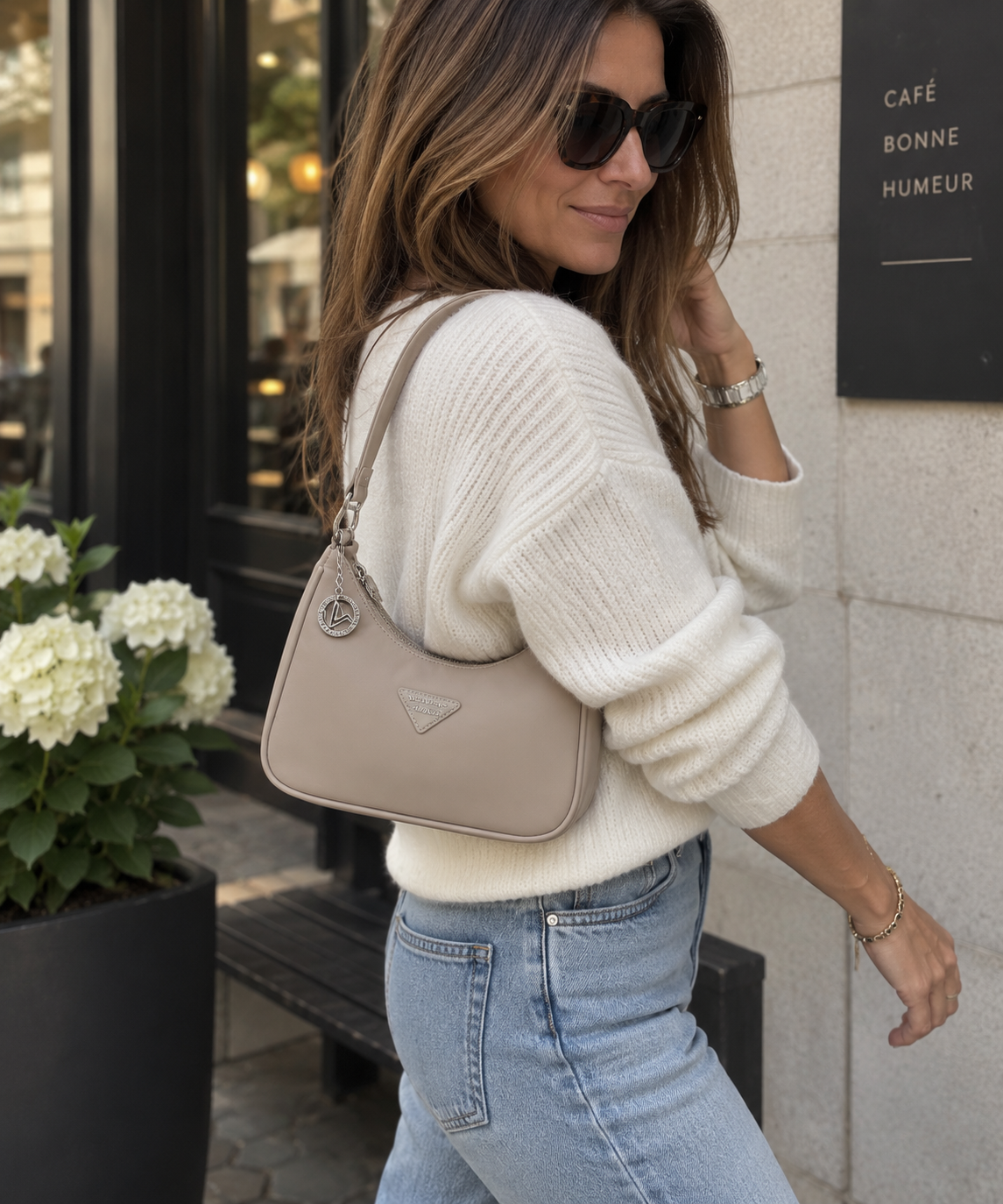 Sac à main Valentino Orlandi – Taupe clair