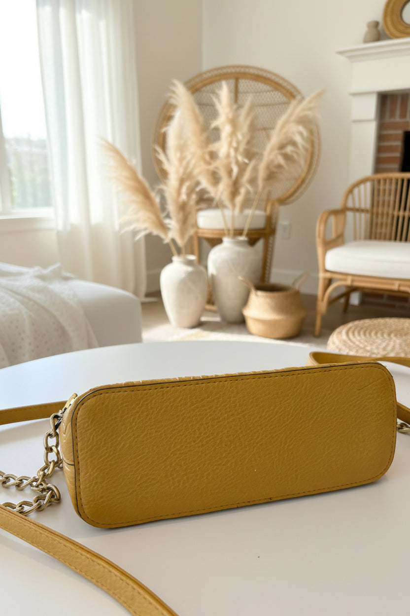 Crossbag jaune moutarde Steve Madden
