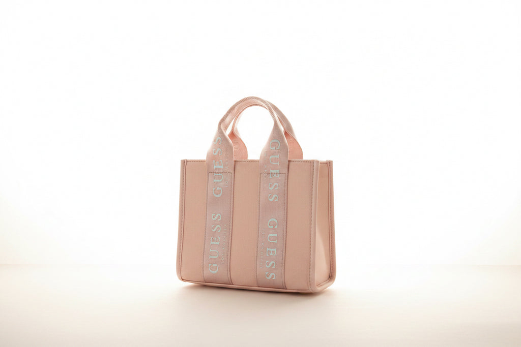 Petit sac de soirée rose Guess