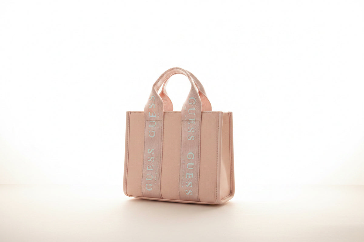 Petit sac de soirée rose Guess