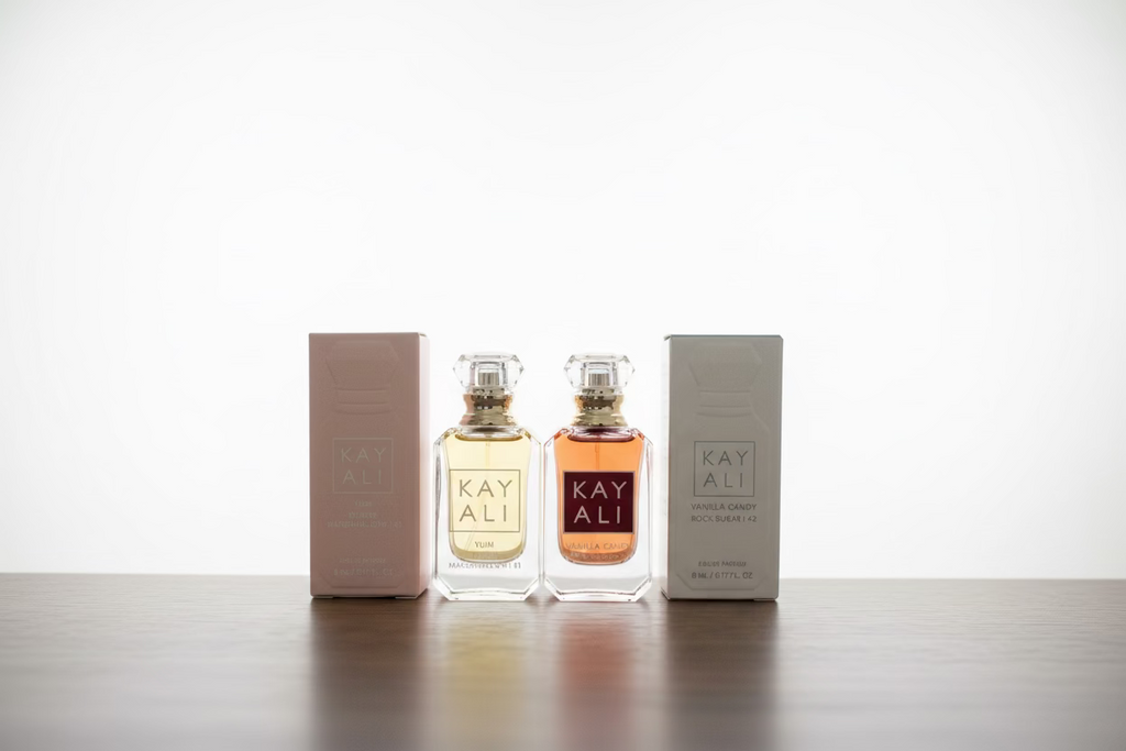 Duo de parfums KAYALI – Yum Boujee Marshmallow 81 & Vanilla Candy Rock Sugar 42 – 5 ml chacun