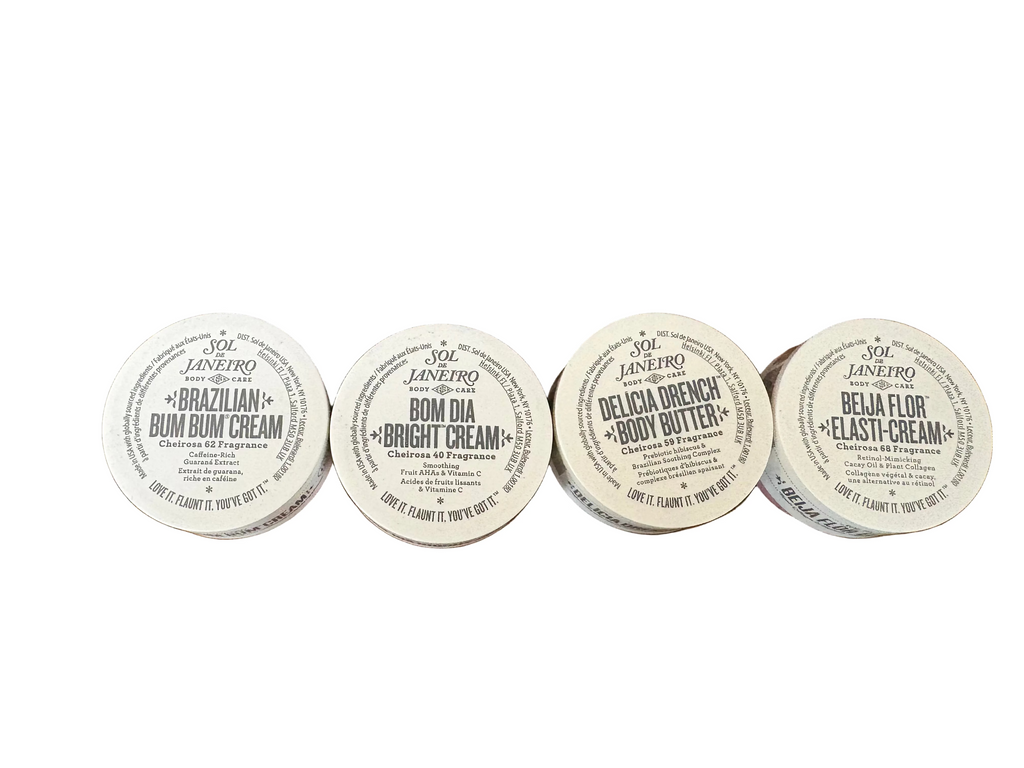 Ensemble découverte Sol de Janeiro – 4 mini crèmes pour le corps
