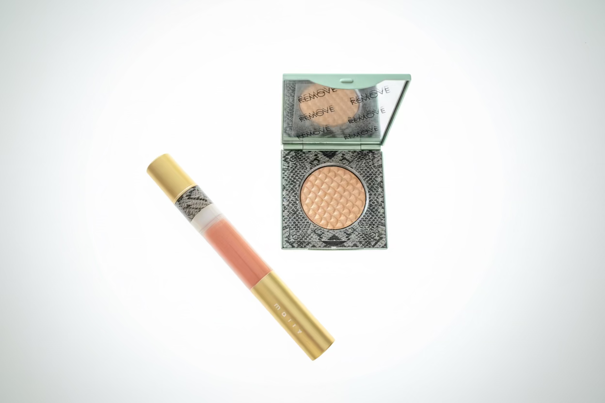 Duo Mally Beauty – Luminizer Heavenly + produit lèvres double embout