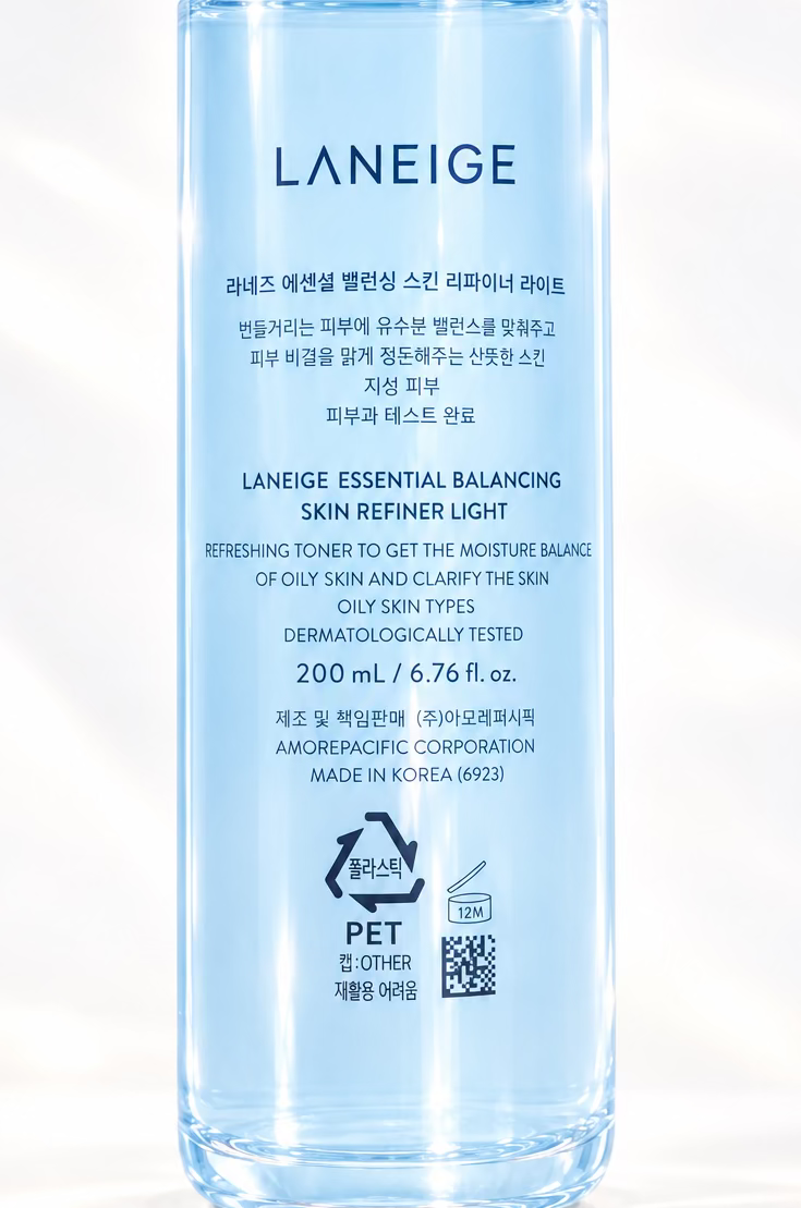 LANEIGE – Lotion tonique équilibrante légère 200 ml