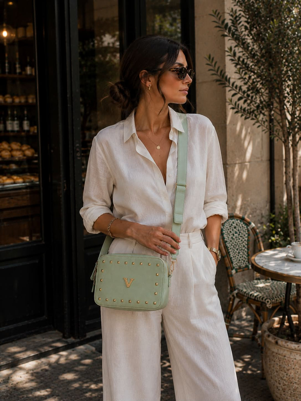 Cross bag Valentino Orlandi menthe