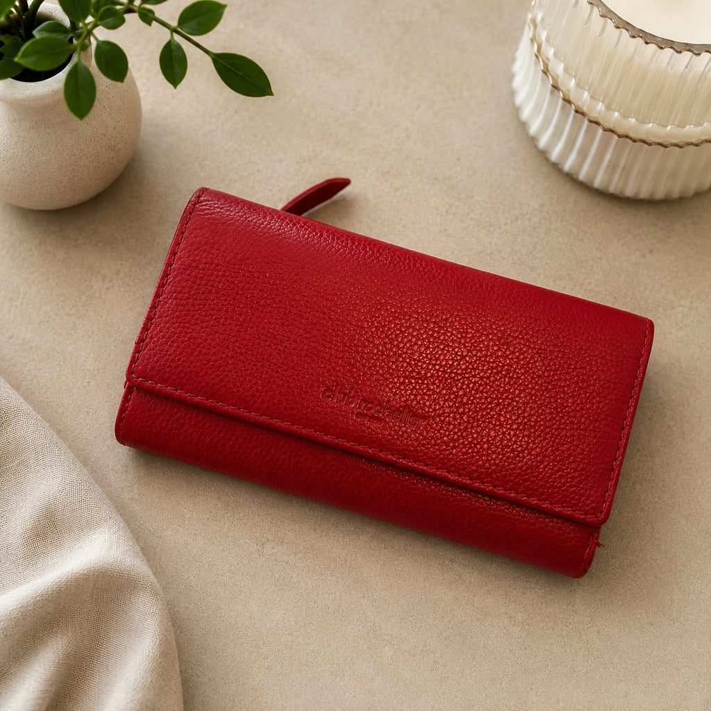 Portefeuille rouge marque Club Rochelier