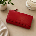 Portefeuille rouge marque Club Rochelier
