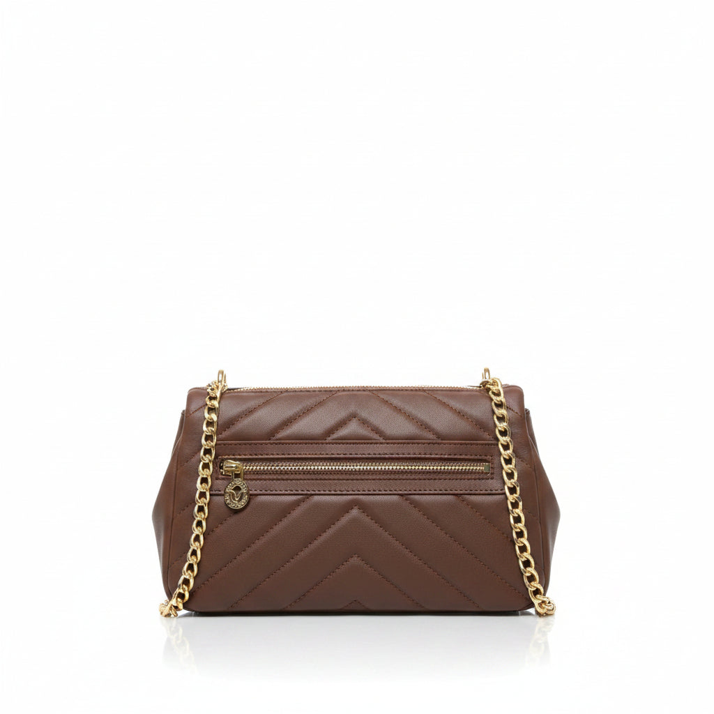 Sac Valentino Orlandi cross bag brun