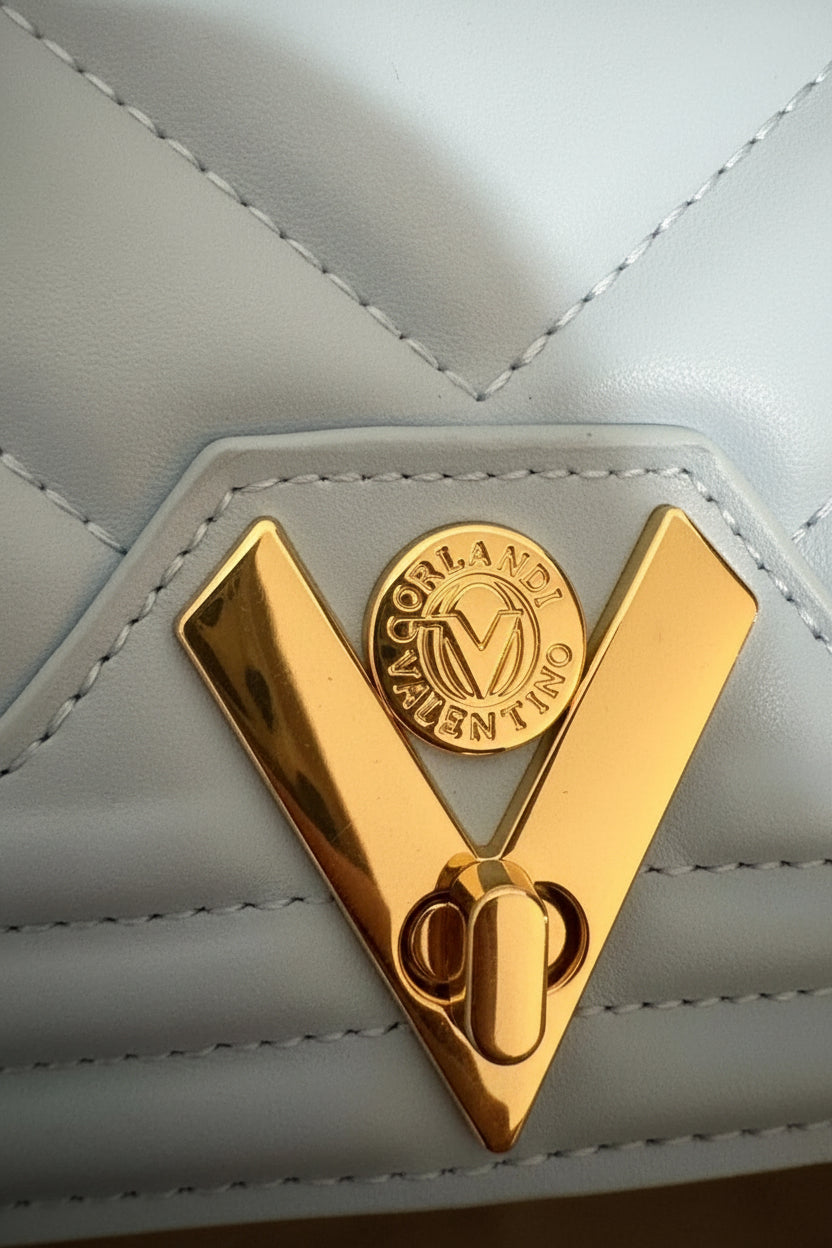 Sac Valentino Orlandi bleu poudre