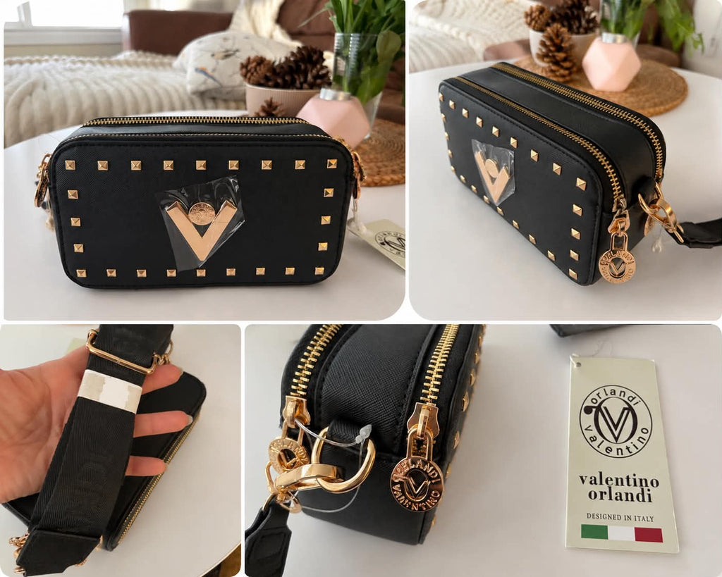 Sac à main Valentino Orlandi cross bag noir